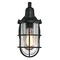Westinghouse Fixture Wall Outdoor 60W Crestview, Textured Black Cage Clear Seed Glass 6334700 - alternate 1